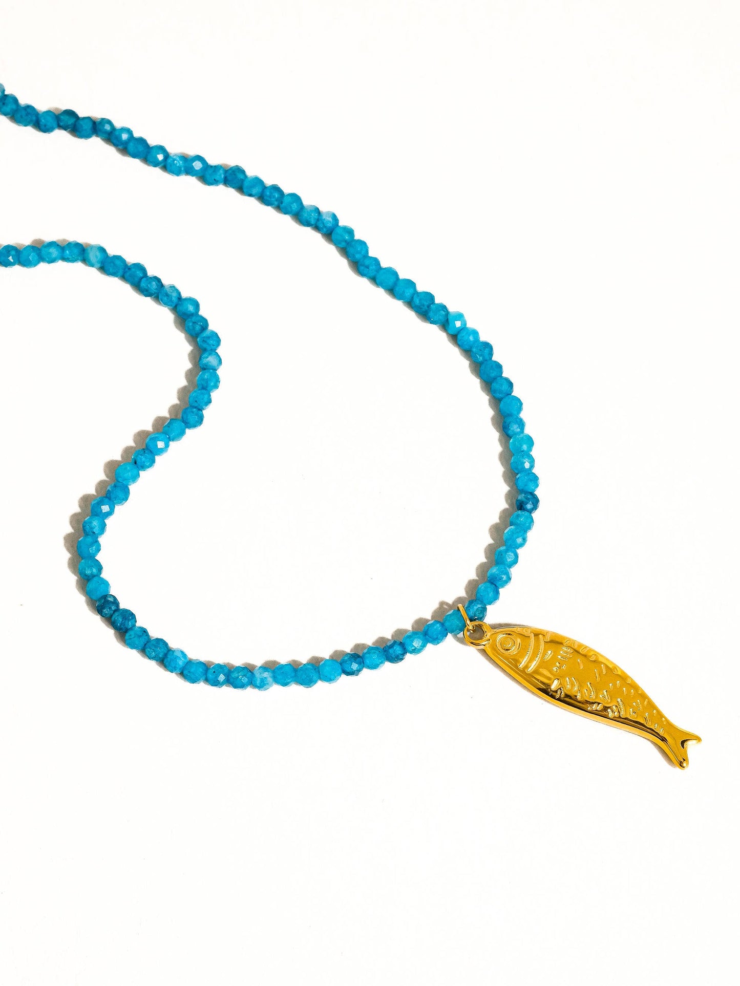 Flânerie by MAIQ - Sasha 18K Gold Non-Tarnish Fish Beaded Necklace