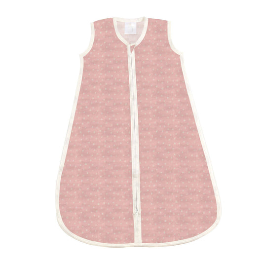 Newcastle Classics - Pink Pearl Polka Dot Bamboo Sleep Sack