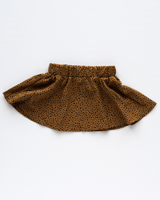 Bailey's Blossoms - Macee Mini Skater Skirt - Safari