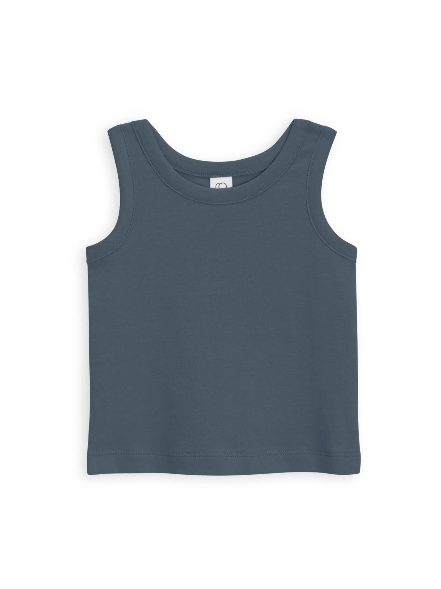 Colored Organics - Organic Baby and Kids Leni Tank - Harbor