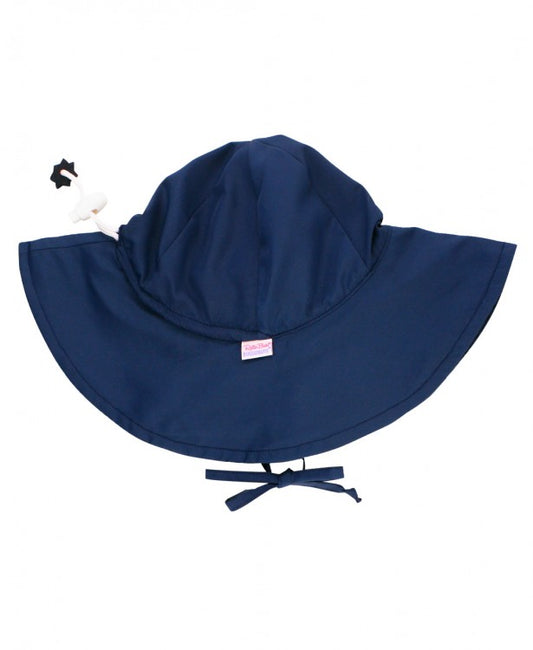 RuffleButts - Navy Swim  Hat