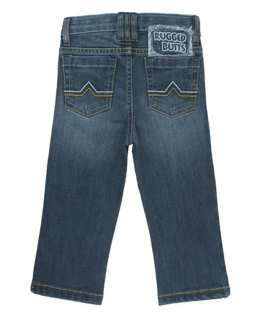 RuggedButts Medium Wash Straight Jeans