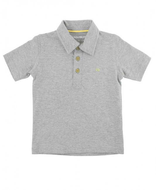 RuggedButts Heather Gray Polo Shirt