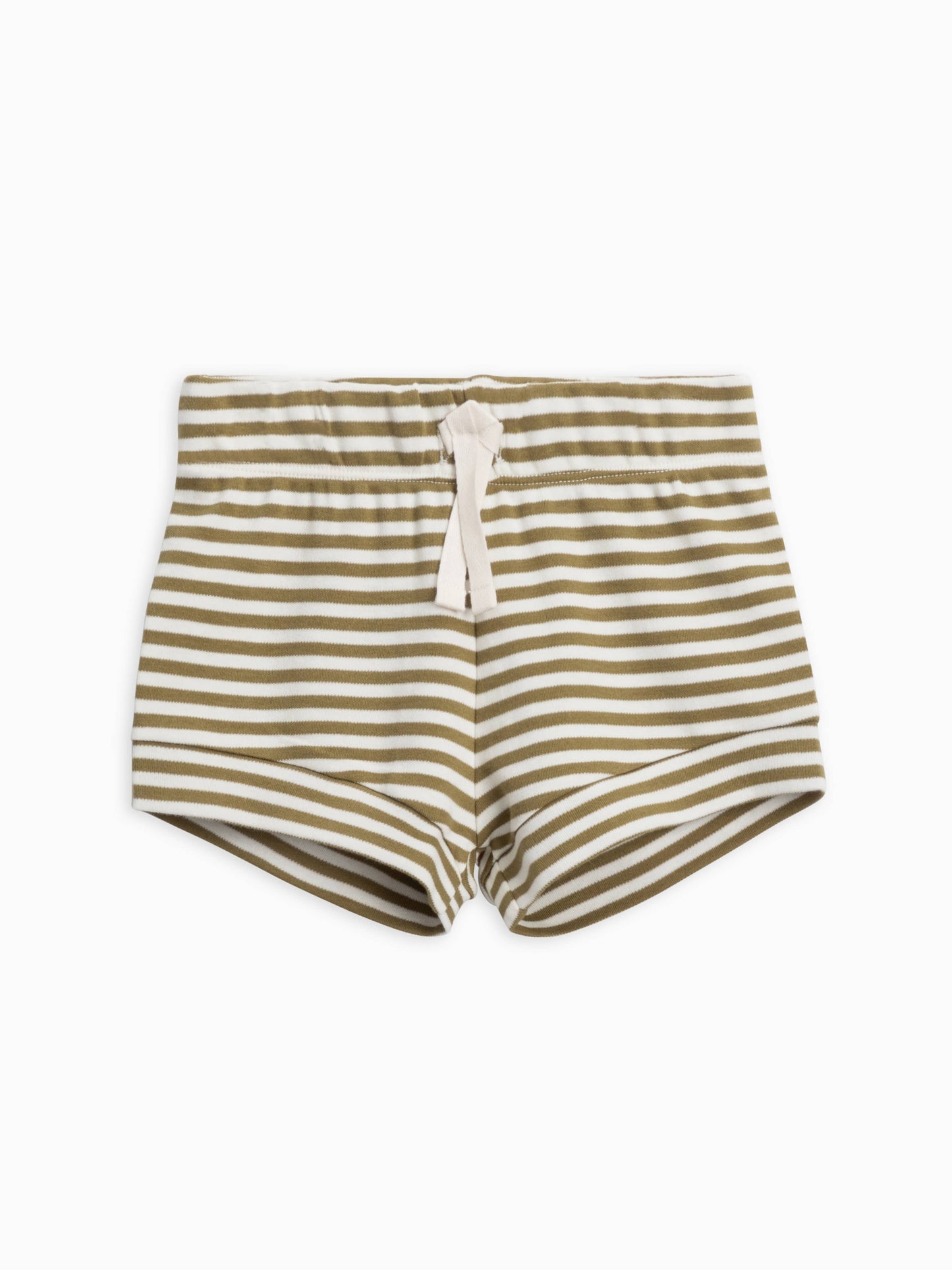 Colored Organics - Organic Baby and Kids Havana Short - Greely Stripe / Herb