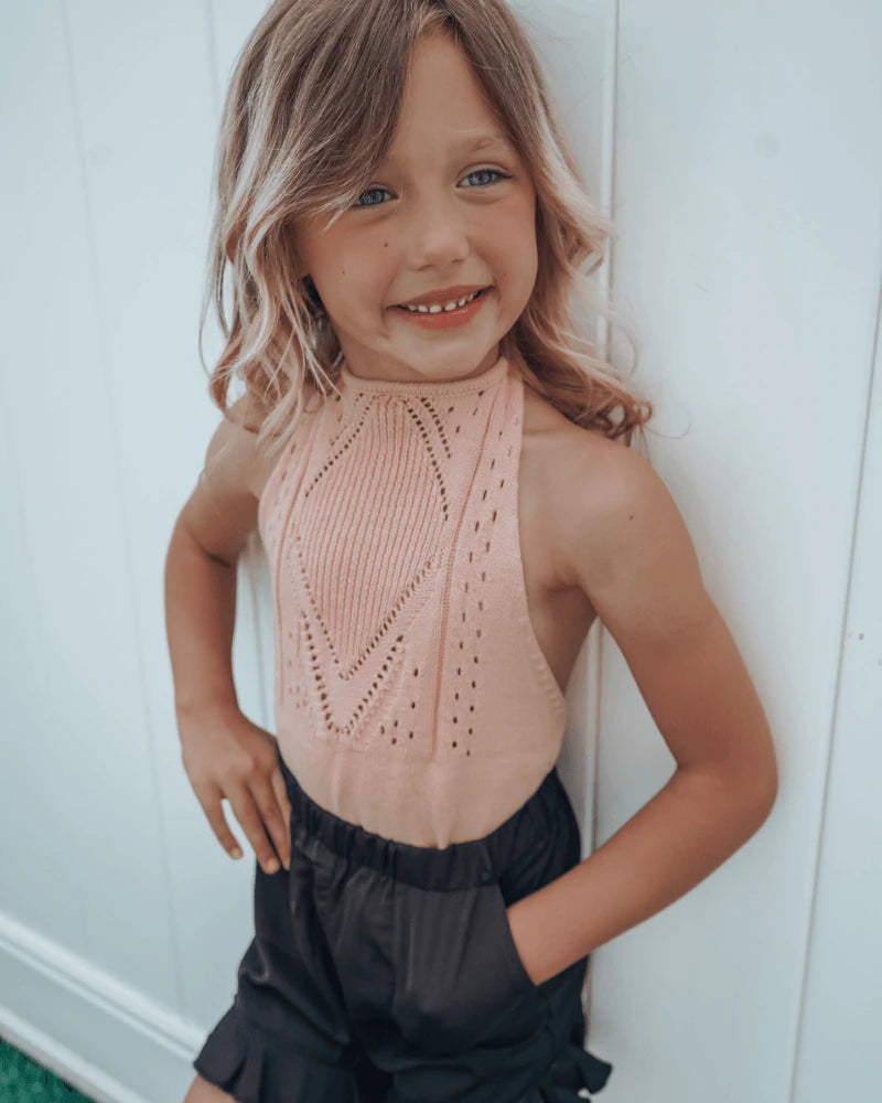 Bailey's Blossoms: Drake Crochet Halter Leotard
