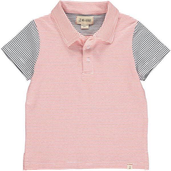 Me & Henry - Red stripe Polo