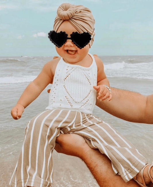 Bailey's Blossoms: Drake Crochet Halter - Gardenia