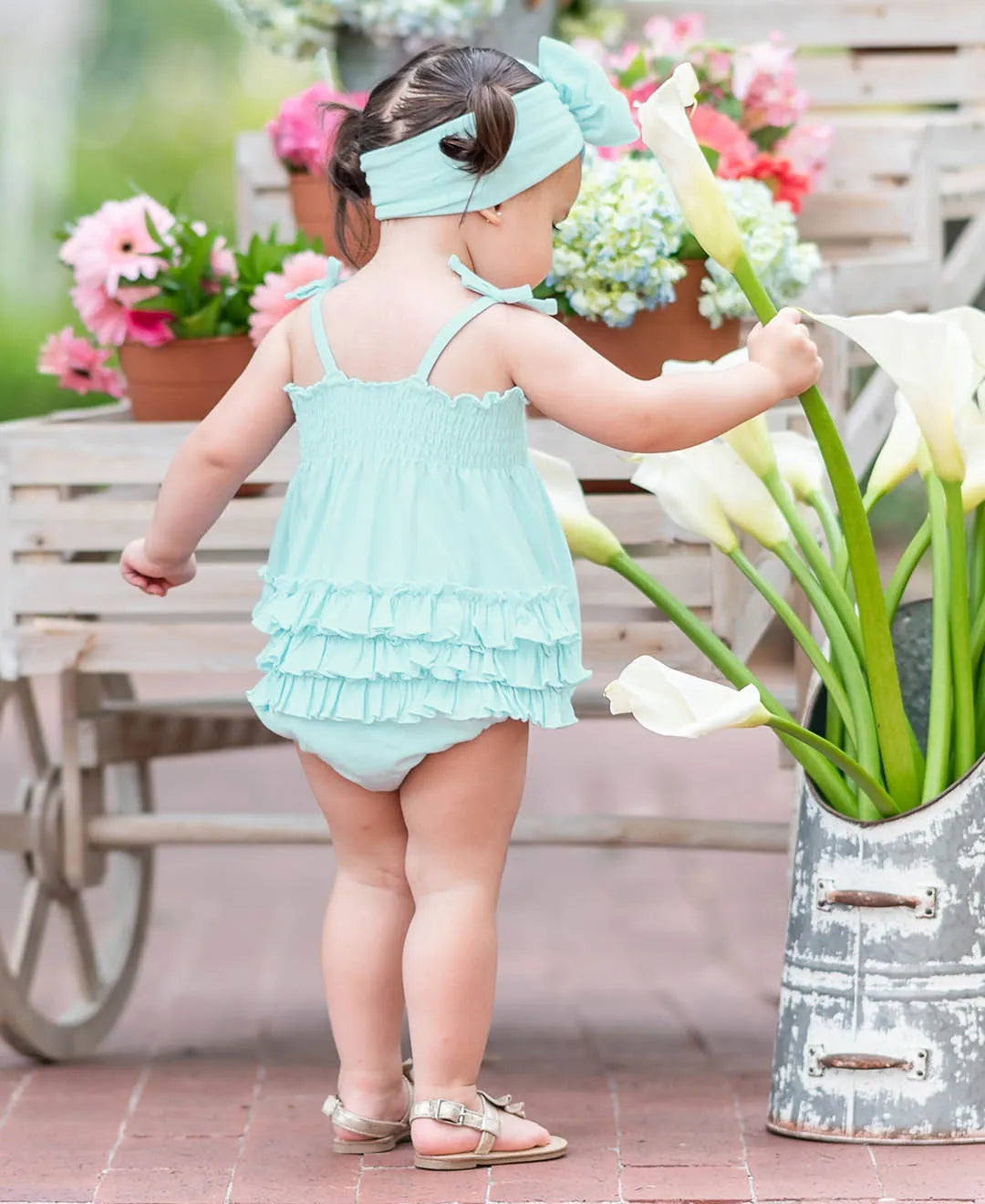 Starlight Smocked Bubble Romper