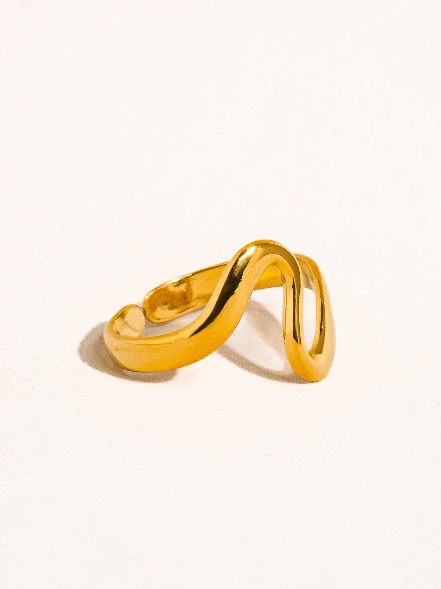 Flânerie by MAIQ - Arther 18K Gold Non-Tarnish Abstract Thin Ring