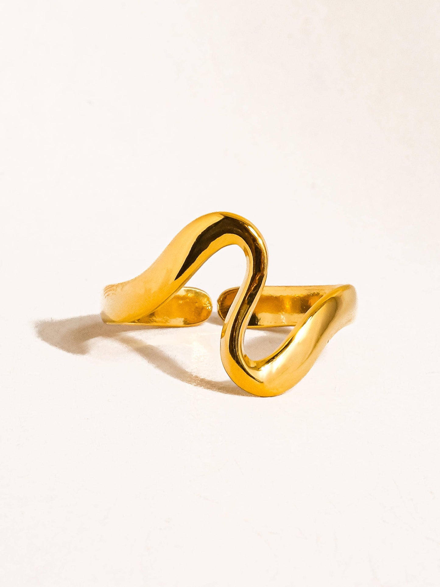 Flânerie by MAIQ - Arther 18K Gold Non-Tarnish Abstract Thin Ring