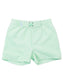 RuffleButts + RuggedButts - Boys Spring Green Seersucker Swim Trunks