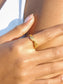 Flânerie by MAIQ - Livia 18K Gold Non-Tarnish Fish Wrap Open Ring