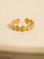Flânerie by MAIQ - Aquelle 18K Gold Non-Tarnish Shell Band Open Ring