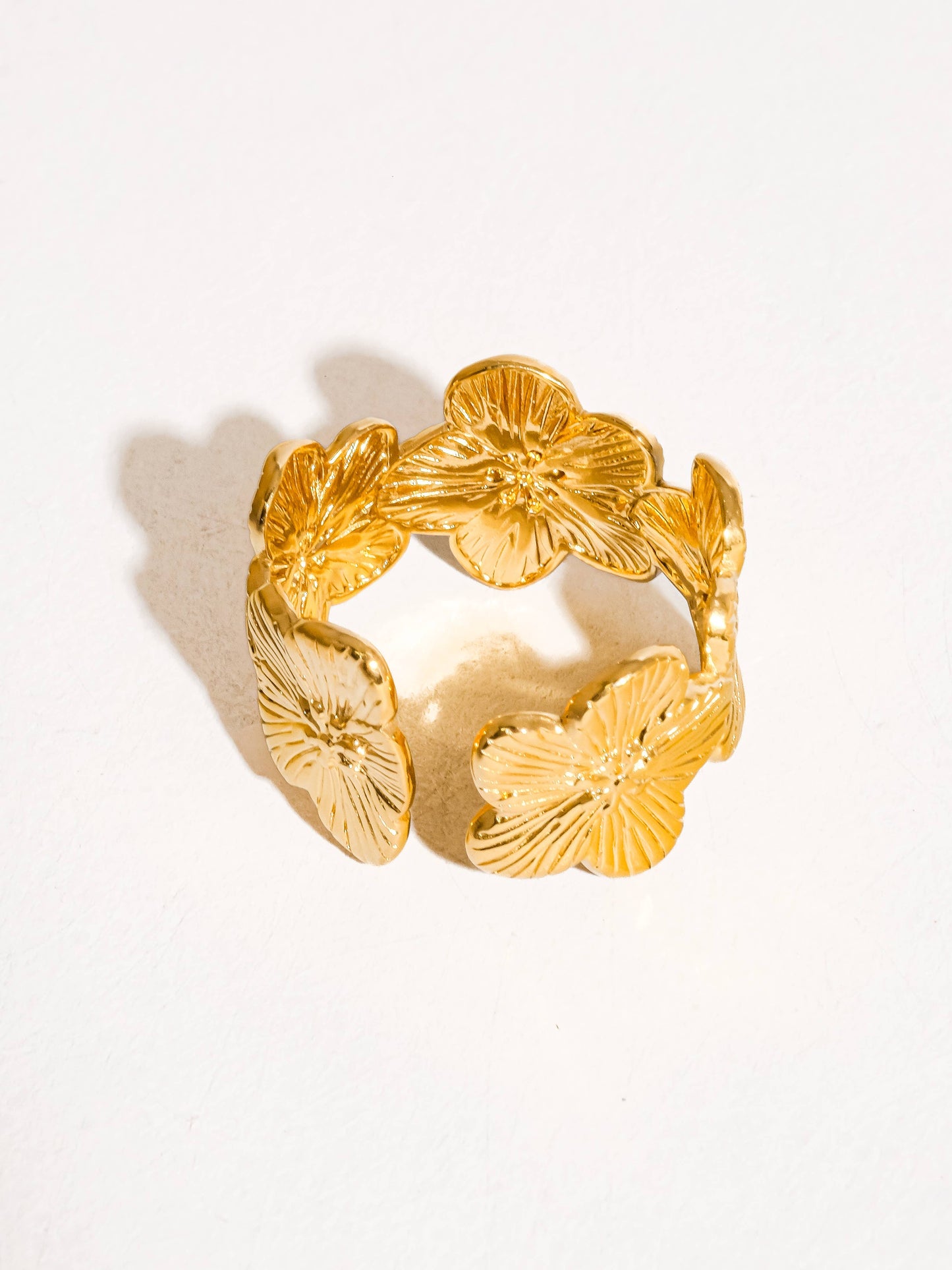 Flânerie by MAIQ - Josée 18K Gold Non-Tarnish Flower Ring