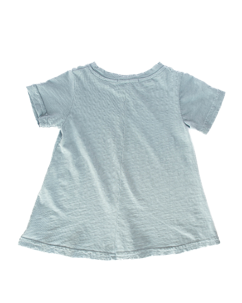 Catalina T-Shirt Dress - Dusty Blue