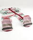 Holly Jolly Stripe Footed One Piece Pajama: 6-12m / Multi-Color