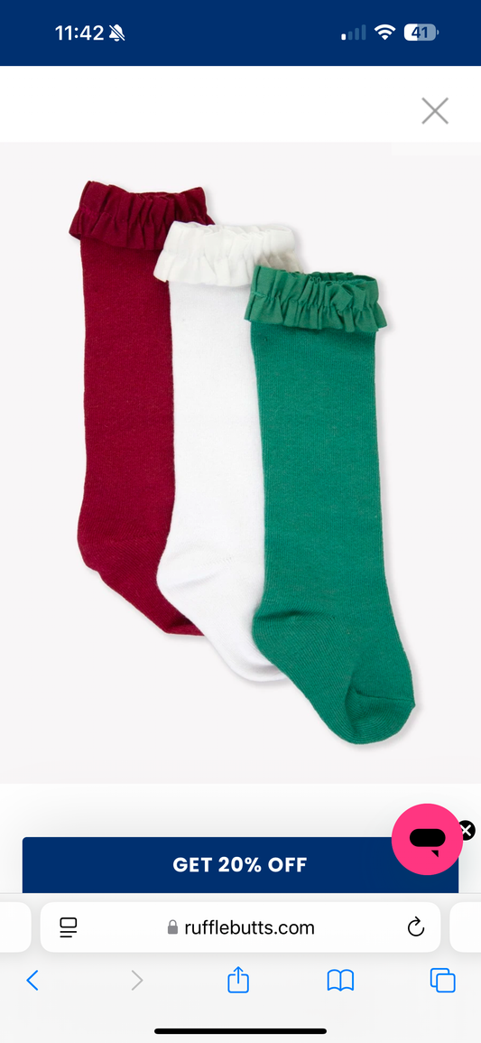 3-Pack Knee High Socks