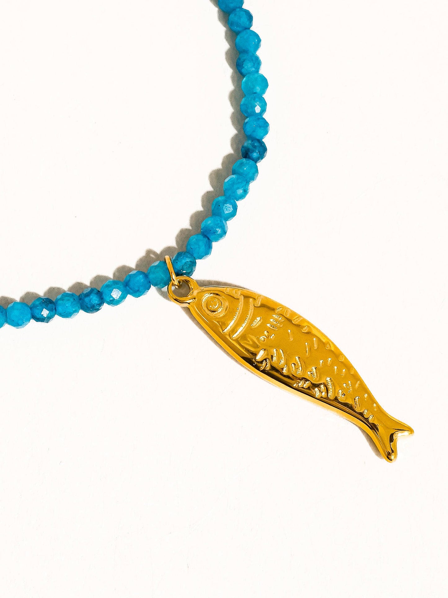 Flânerie by MAIQ - Sasha 18K Gold Non-Tarnish Fish Beaded Necklace