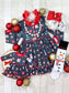 North Star Christmas Dress - Girls: 3T