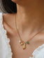 Flânerie by MAIQ - Bonbon 18K Gold Non-Tarnish Pearl and Shell Charm Necklace