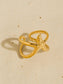 Flânerie by MAIQ - Maui 18K Gold Non-Tarnish Starfish Wrap Open Ring