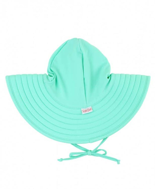 RuffleButts - Island Blue Swim Hat