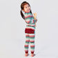 Holly Jolly Toddler Girls Ruffle Long Sleeve Pajama Set: 3T / Multi-Color