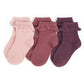 Little Stocking Co. - Sugar Plum Lace Midi Sock 3-Pack: 1.5-3 YEARS