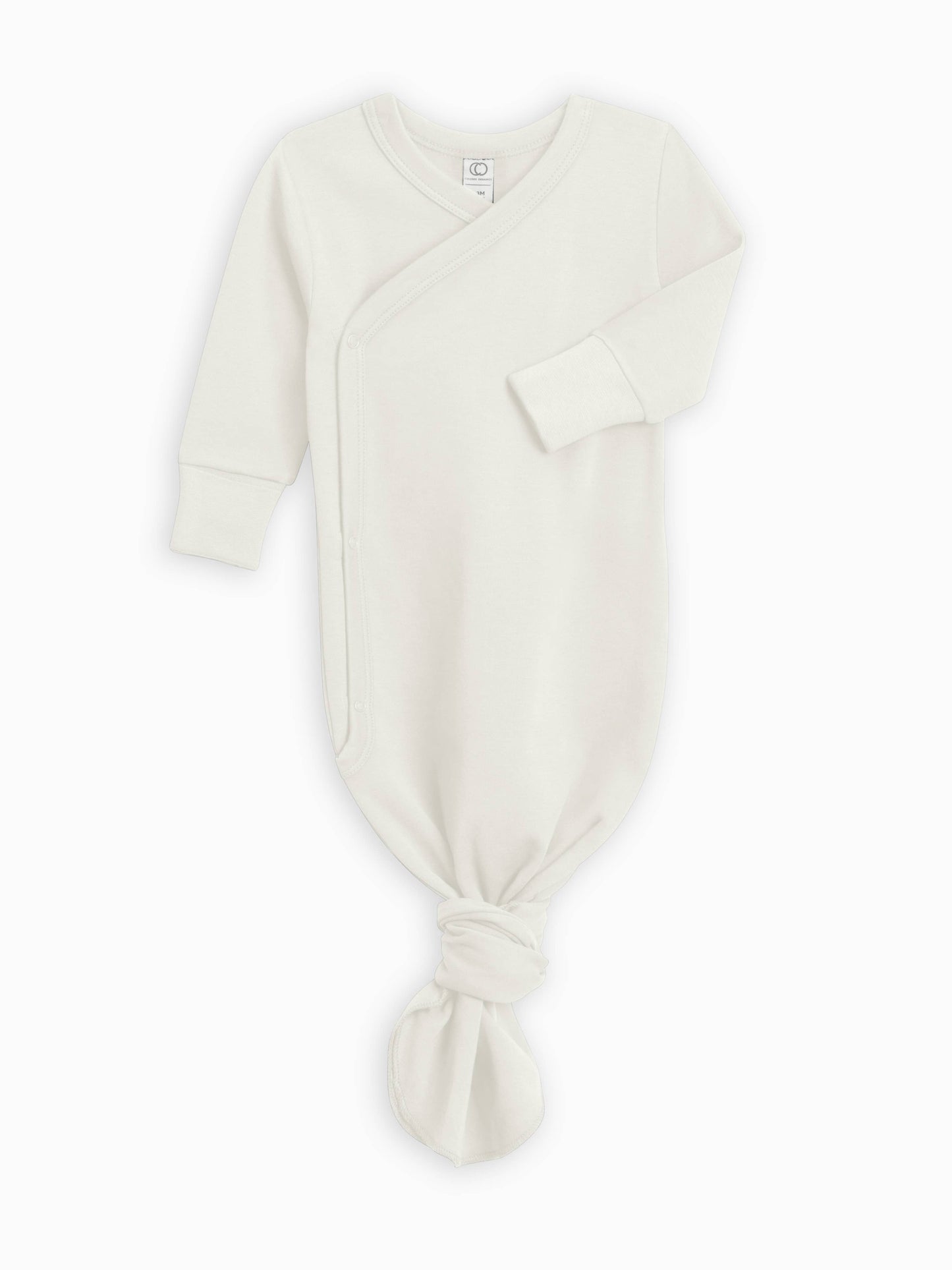 Colored Organics - Organic Newborn Indy Kimono Gown - Ivory