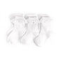 Little Stocking Co. - White Lace Midi Sock 3-Pack: 6-18 MONTHS