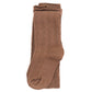Little Stocking Co. - Mocha Cable Knit Tights: 3-4 YEARS