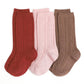 Little Stocking Co. - Sequoia Cable Knit Knee High Sock 3-Pack: 6-18 MONTHS