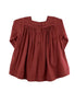 Square Neck Top - Spruce, Rosewood